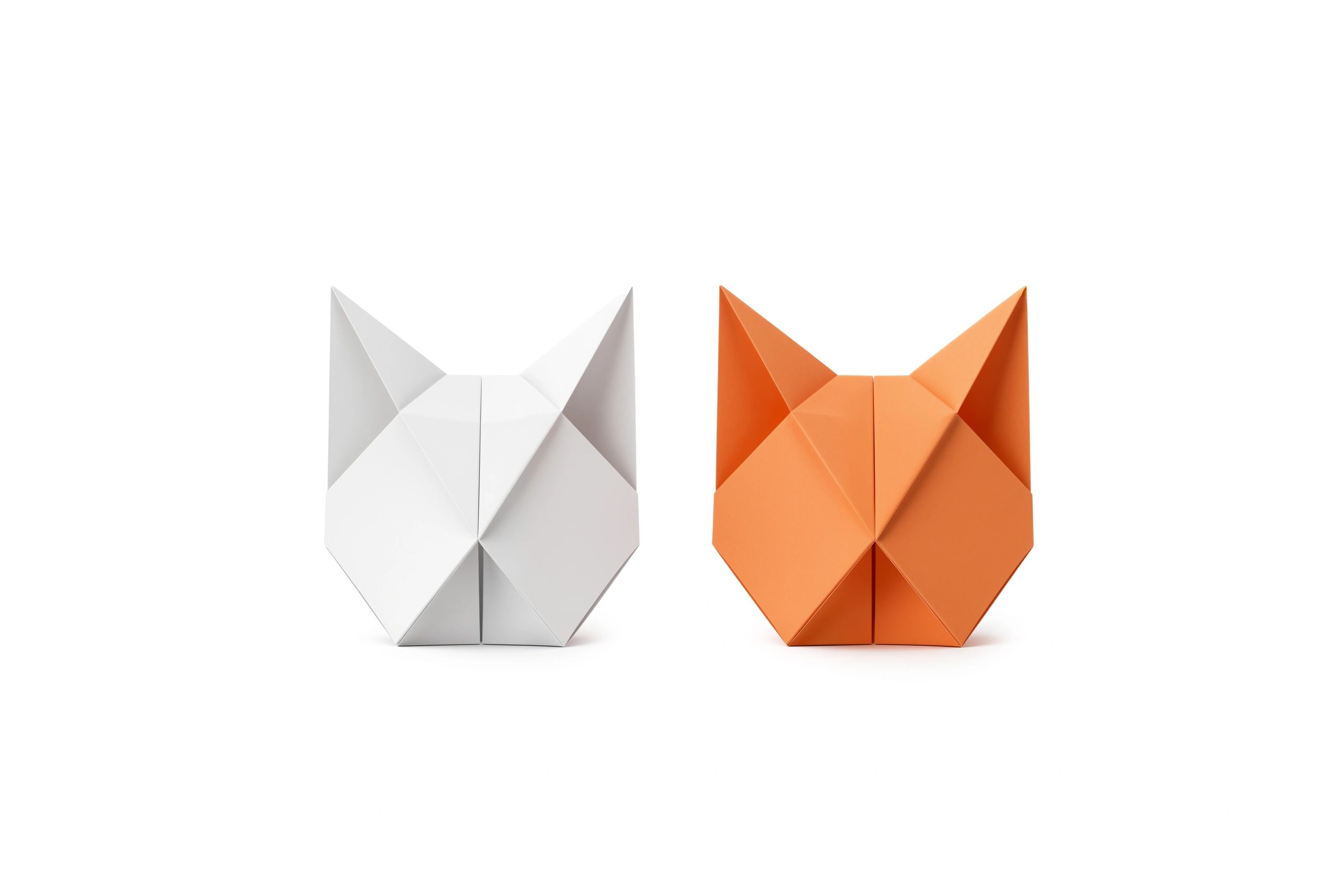 Minimalist geometric sculptural forms
